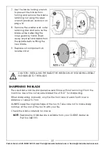 Предварительный просмотр 22 страницы Clarke 3401997 Assembly & Operating Instructions