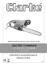 Clarke 3402072 Operation & Maintenance Instructions Manual preview