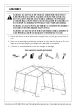 Preview for 5 page of Clarke 3503582 Assembly Instructions Manual