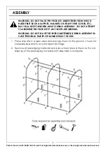 Предварительный просмотр 6 страницы Clarke 3503597 Assembly Instructions Manual