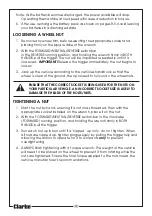 Preview for 10 page of Clarke 4500632 Operating & Maintenance Instructions