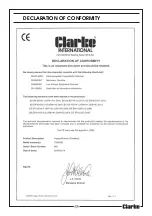 Preview for 15 page of Clarke 4500632 Operating & Maintenance Instructions