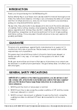 Preview for 2 page of Clarke 6000670 User Instructions