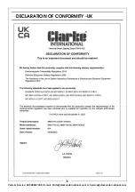 Preview for 30 page of Clarke 6012100 Operation & Maintenance Instructions Manual