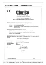 Preview for 31 page of Clarke 6012100 Operation & Maintenance Instructions Manual