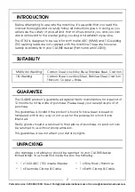 Preview for 2 page of Clarke 6012145 Operation & Maintenance Instructions Manual