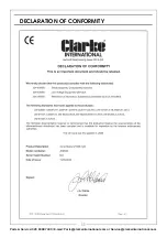 Предварительный просмотр 11 страницы Clarke 6239015 Operation & Maintenance Instructions Manual