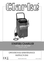 Clarke 6261082 Operation & Maintenance Instructions Manual preview