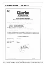 Preview for 11 page of Clarke 6261082 Operation & Maintenance Instructions Manual