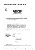 Предварительный просмотр 21 страницы Clarke 6261525 Operation & Maintenance Instructions Manual