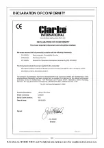 Предварительный просмотр 23 страницы Clarke 6460072 Operation & Maintenance Instructions Manual