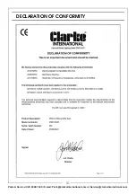 Предварительный просмотр 31 страницы Clarke 6461515 Operation & Maintenance Instructions Manual