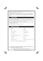 Preview for 2 page of Clarke 6462011 Operating & Maintenance Instructions