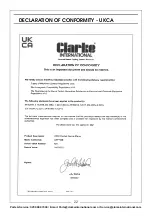 Preview for 22 page of Clarke 6462019 Operation & Maintenance Instructions Manual