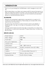 Preview for 2 page of Clarke 6462021 Operation & Maintenance Instructions Manual