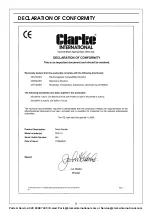 Preview for 9 page of Clarke 6462021 Operation & Maintenance Instructions Manual