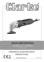 Clarke 6462199 Operation & Maintenance Instructions Manual preview