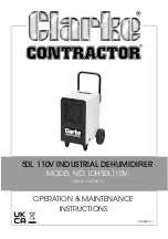 Preview for 1 page of Clarke 6470612 Operation & Maintenance Instructions Manual