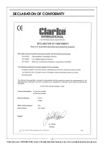 Preview for 15 page of Clarke 6470687 Operation & Maintenance Instructions Manual