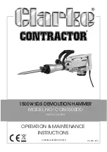 Preview for 1 page of Clarke 6479509 Operation & Maintenance Instructions Manual