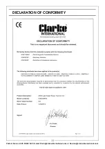 Preview for 15 page of Clarke 6479510 Operation & Maintenance Instructions Manual