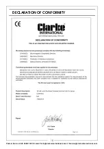 Preview for 15 page of Clarke 6479531 Operation & Maintenance Instructions Manual