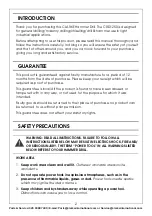 Preview for 2 page of Clarke 6482015 Operation & Maintenance Instructions Manual