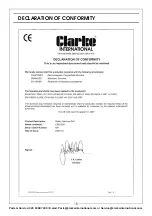 Preview for 15 page of Clarke 6482015 Operation & Maintenance Instructions Manual