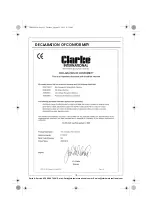 Preview for 15 page of Clarke 6485067 Operation & Maintenance Instructions Manual