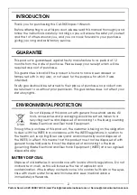 Предварительный просмотр 2 страницы Clarke 6487070 Operating & Maintenance Instructions