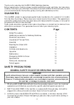 Preview for 2 page of Clarke 6500010 Operating & Maintenance Instructions