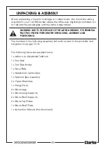 Preview for 9 page of Clarke 6500682 Operating & Maintenance Instructions