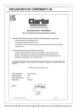 Предварительный просмотр 26 страницы Clarke 6500752 Operation & Maintenance Instructions Manual