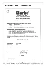 Предварительный просмотр 27 страницы Clarke 6500752 Operation & Maintenance Instructions Manual