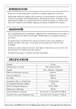 Preview for 2 page of Clarke 6501661 Operation & Maintenance Instructions Manual