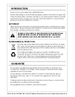 Preview for 2 page of Clarke 6505512 Operation & Maintenance Instructions Manual