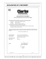 Preview for 23 page of Clarke 6505512 Operation & Maintenance Instructions Manual