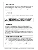 Preview for 2 page of Clarke 6505522 Operation & Maintenance Instructions Manual