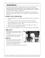 Preview for 19 page of Clarke 6505522 Operation & Maintenance Instructions Manual