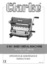 Clarke 6560000 Operation & Maintenance Instructions Manual preview