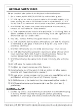 Preview for 4 page of Clarke 6920252 Operating & Maintenance Instructions