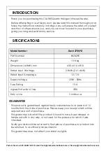 Preview for 2 page of Clarke 6920259 Operating & Maintenance Instructions