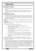 Preview for 9 page of Clarke 7140635 Operating & Maintenance Instructions