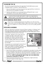 Preview for 13 page of Clarke 7140635 Operating & Maintenance Instructions