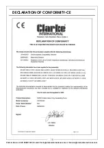 Preview for 15 page of Clarke 7230292 Operation & Maintenance Instructions Manual