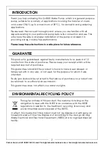 Preview for 2 page of Clarke 7230670 Operation & Maintenance Instructions Manual