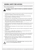 Preview for 4 page of Clarke 7230670 Operation & Maintenance Instructions Manual