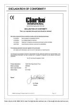 Preview for 15 page of Clarke 7230670 Operation & Maintenance Instructions Manual