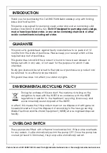 Preview for 2 page of Clarke 7230696 Operation & Maintenance Instructions Manual