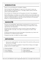 Preview for 2 page of Clarke 7320176 Operation & Maintenance Instructions Manual